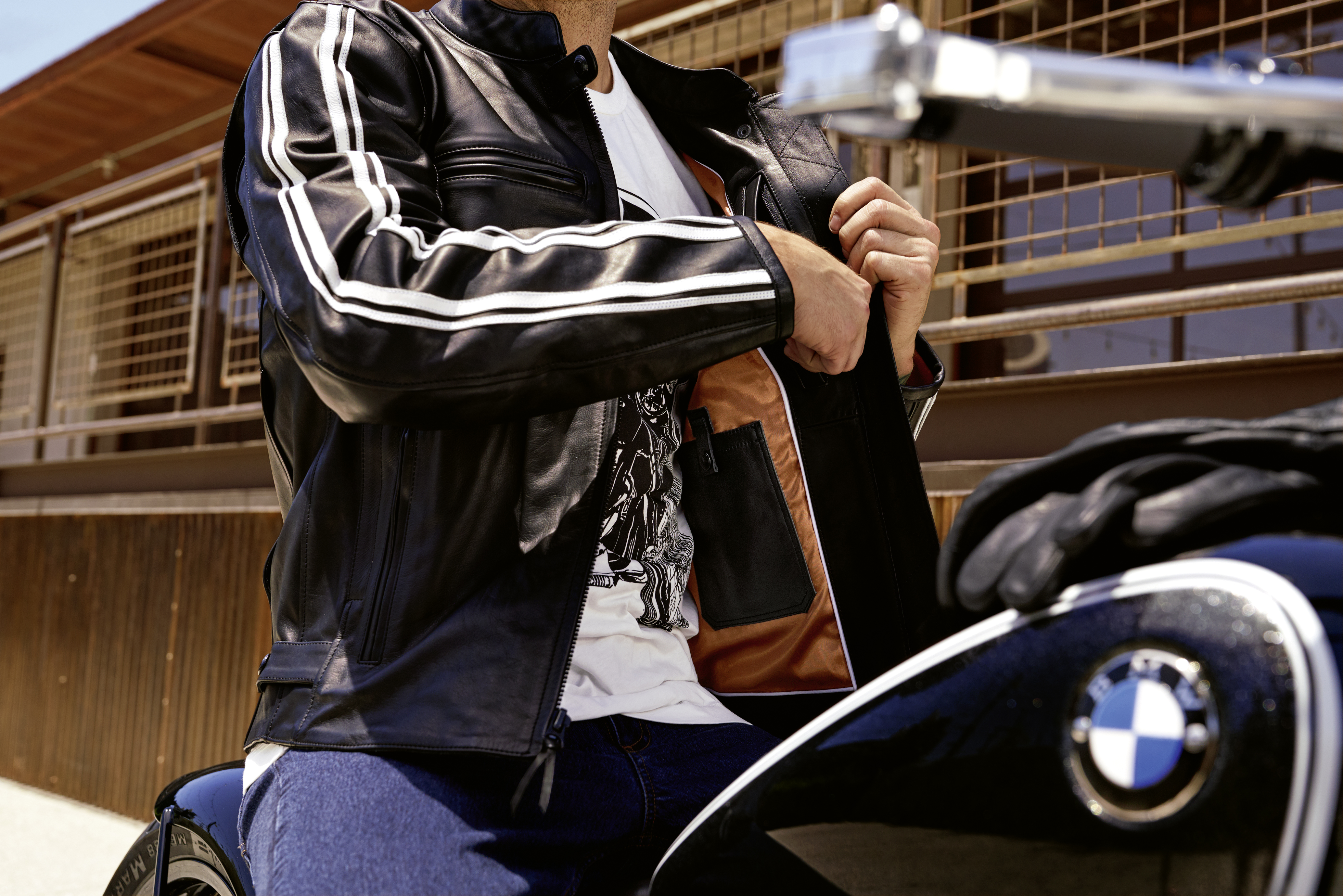 BMW  motorrad レザージャケットジャケット/アウター